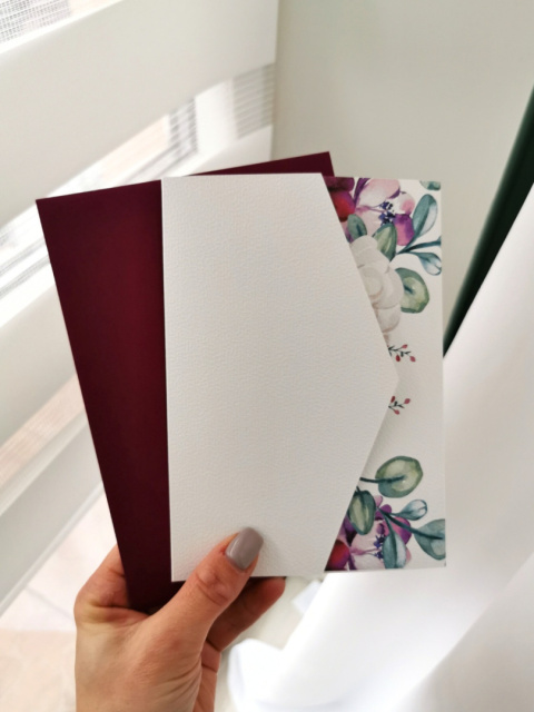 Zestaw Aquarel Burgundy - Paeony Zestaw Aquarel Burgundy - Paeony