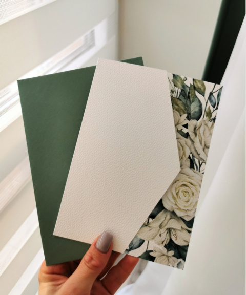 Zestaw Aquarel Green - Rose