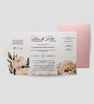 Zestaw Aquarel Pink Paeony