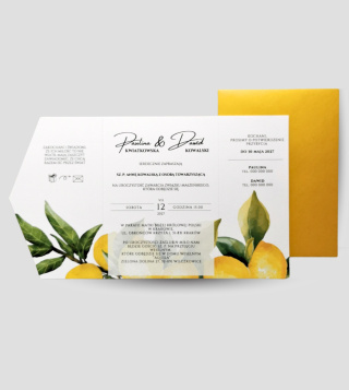 Zestaw Aquarel Yellow Lemon