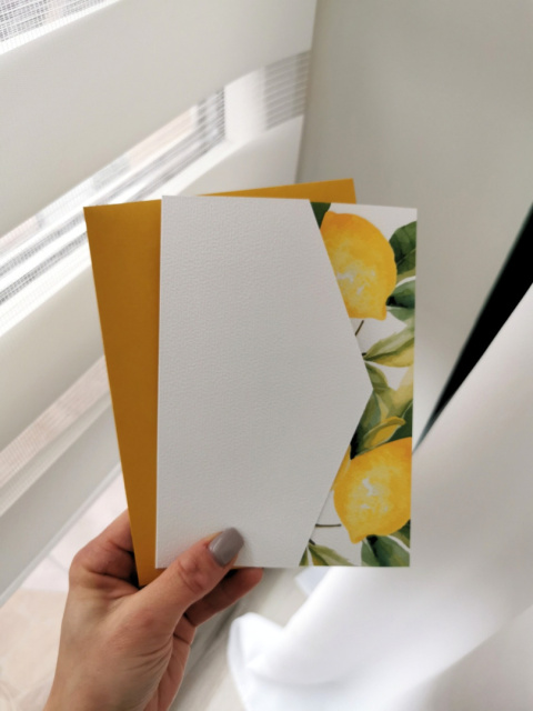 Zestaw Aquarel Yellow Lemon