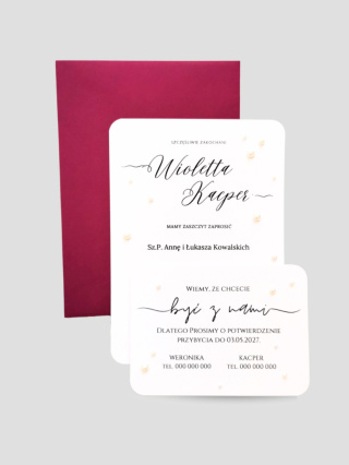 Zestaw Pearl Burgundy